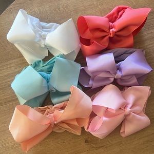 Baby Girl Bow Headbands 6 pack
